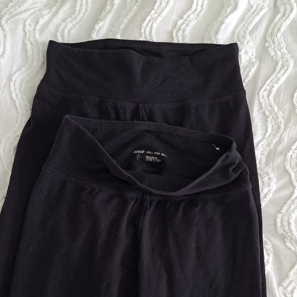 Aerie Black Leggings Set